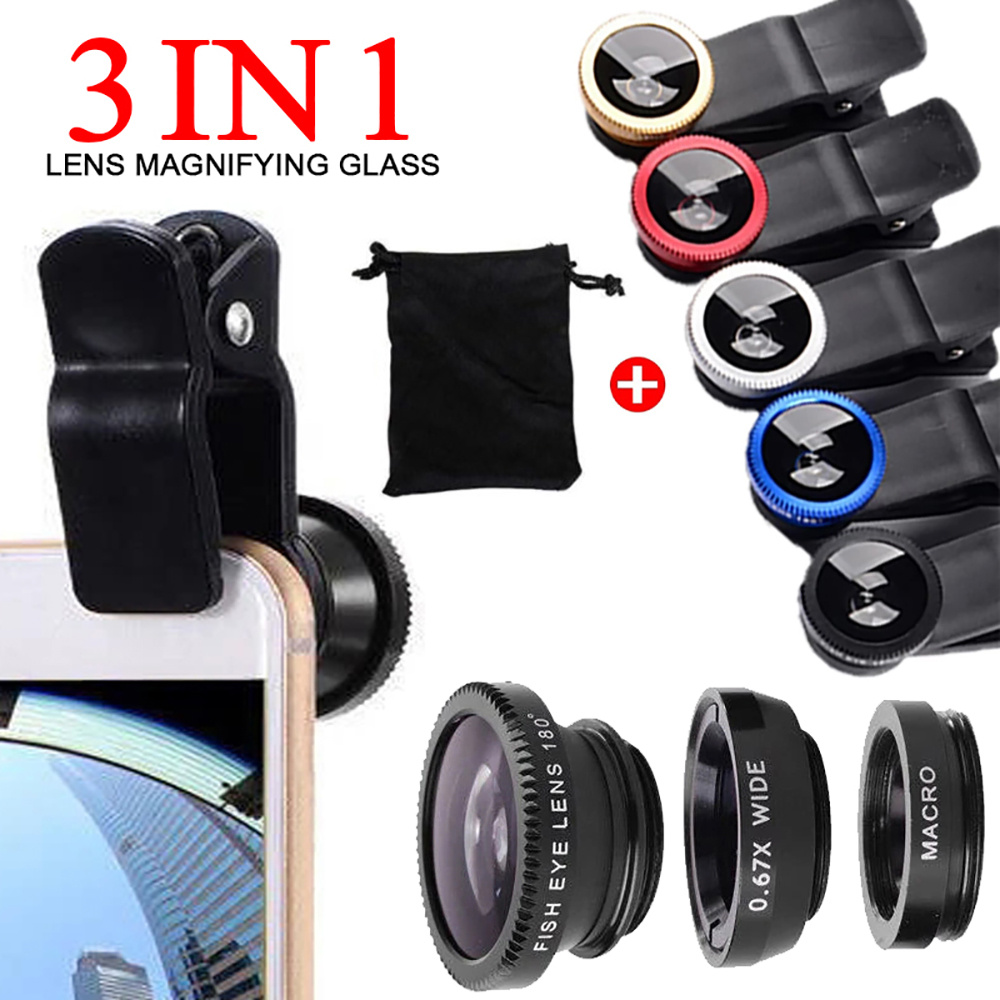 Fishing Camera - เลนส์ฟิชอาย 3 in 1 อเนกประสงค์ มุมกว้าง