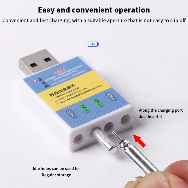 Fish Finder Charger - แบตเตอรี่แบบชาร์จได้ CR425 พร้อมที่ชาร์จ USB อุปกรณ์เสริมสำหรับตกปลา ชุดว่ายน้ำ