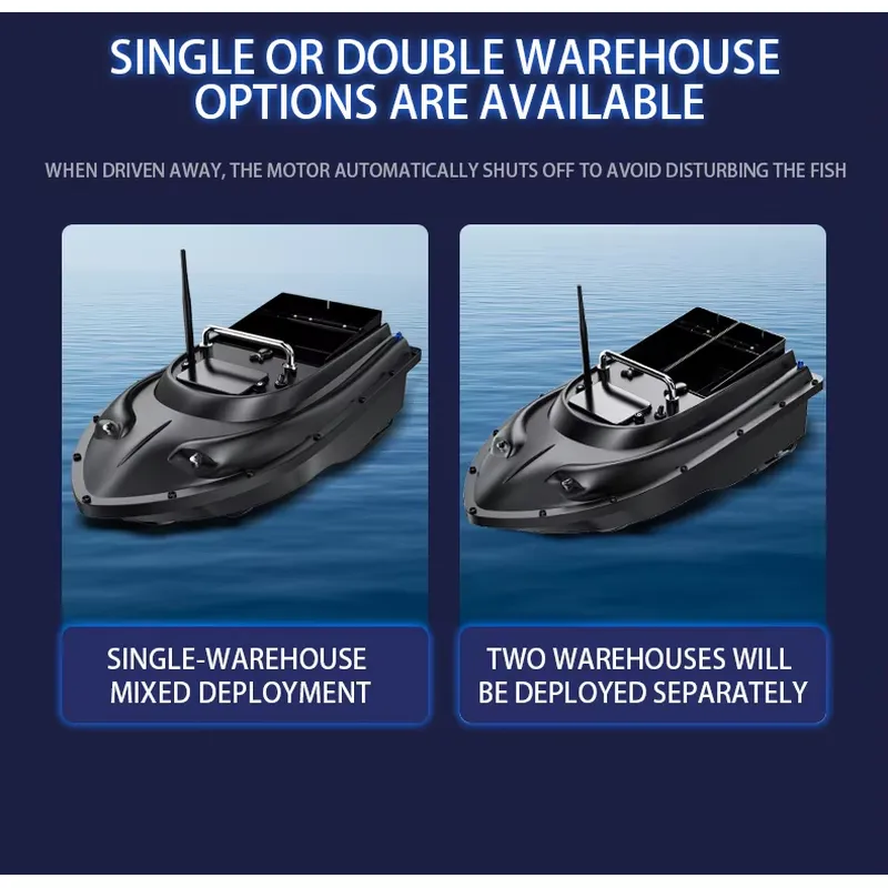 Fishing Gps - เรือตกปลาพร้อมระบบนำเหยื่ออัตโนมัติ ควบคุมระยะไกล ค้นหาปลาด้วย GPS สำหรับตกปลาคาร์พ