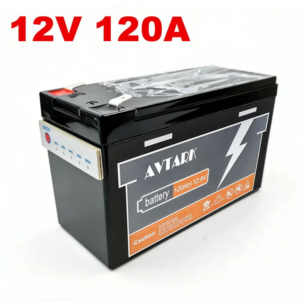 Fish Finder Charger - แบตเตอรี่ LiFePO4 12V 120Ah, ระบบ BMS