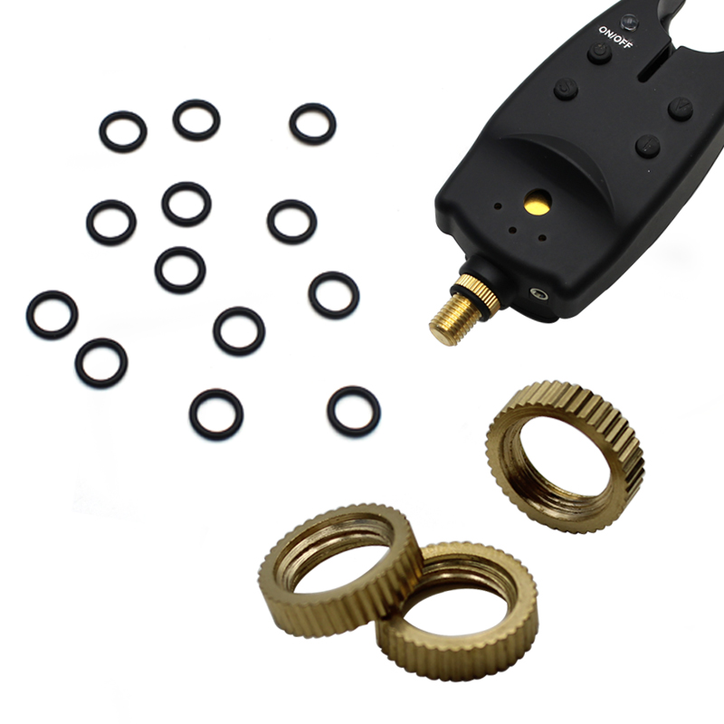 Bite Alarm - 4pcs ปลาคาร์พอุปกรณ์ตกปลากัดนาฬิกาปลุกล็อค NUT 3/8 