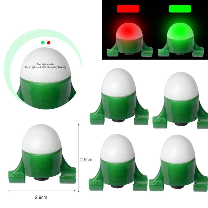 Bite Alarm - ไฟเตือนตกปลาแบบ LED 1-4 ชิ้น ทนทานต่อแรงกด ติดปลายคันเบ็ด