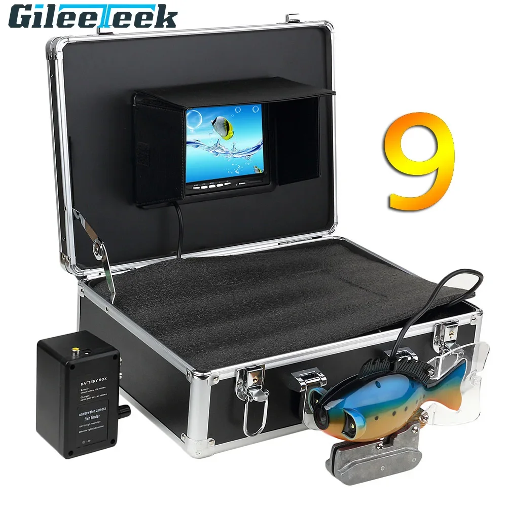 Fish Finder Portable - ระบบตรวจจับปลาใต้น้ำ SY801 กันน้ำได้อย่างสมบูรณ์ พร้อมหน้าจอ LCD สี