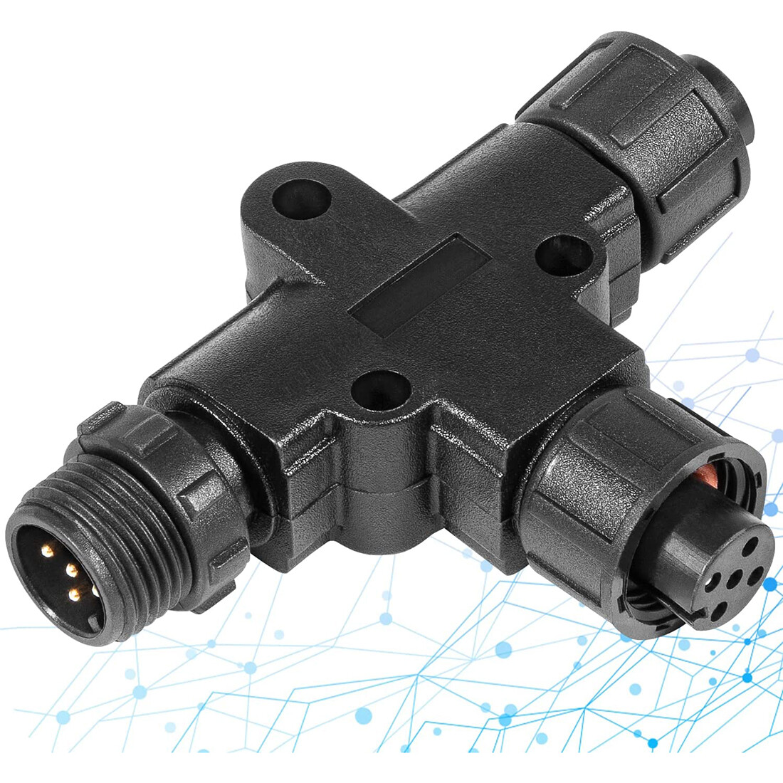 Fish Finder Cable - สายแยกสัญญาณ NMEA 2000 Micro-C T-Connector 5