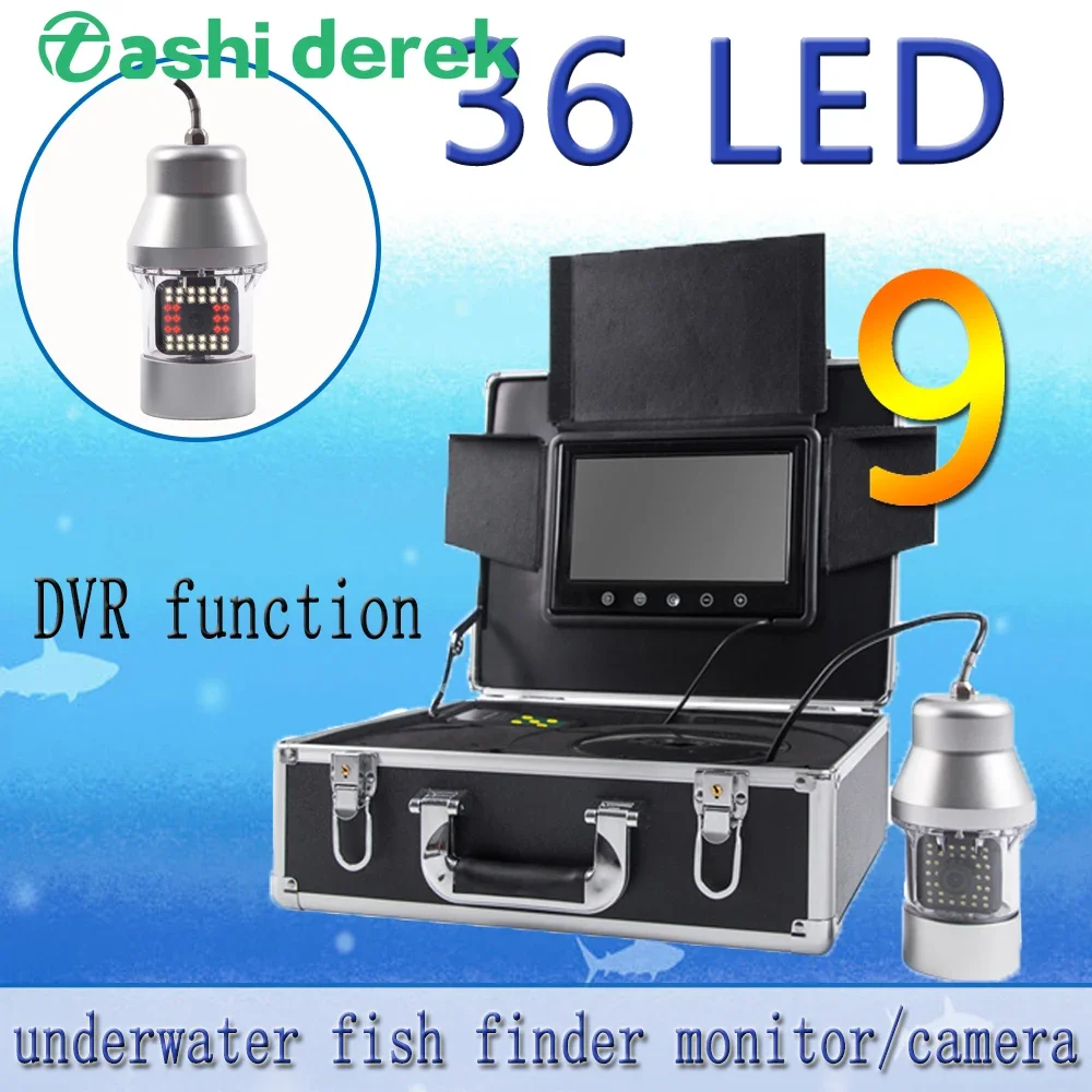 Fishing Camera - กล้องหาปลา F08A 9 นิ้ว กล้องตกปลาใต้น้ำ มุมมองกว้าง