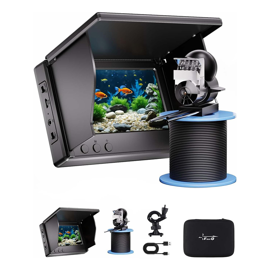 Fish Finder Portable - เครื่องหาปลาแบบพกพา FOURQ หน้าจอ LCD 4.3 นิ้ว