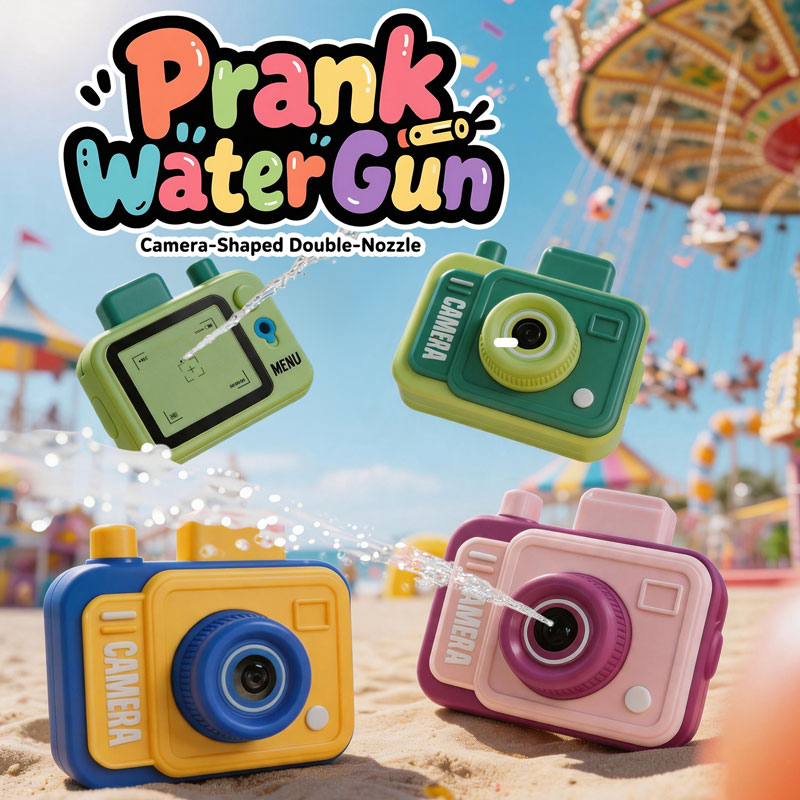 Underwater Camera - ปืนฉีดน้ำสองด้าน กล้องติดปืนฉีดน้ำ ของเล่นสนุกๆ สำหรับเด็ก เล่นกลางแจ้ง ฤดูร้อน