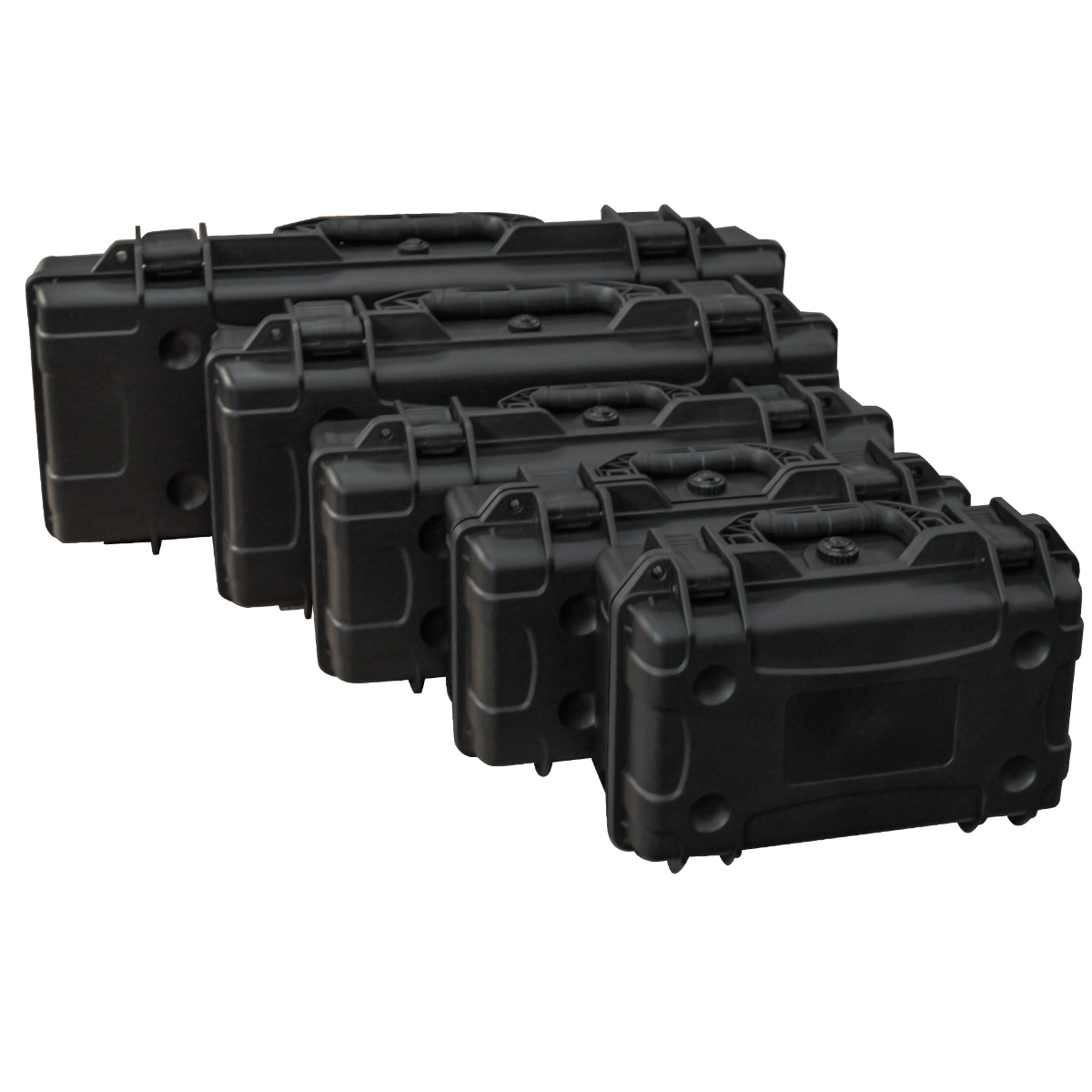 Fish Finder Case - กล่องเครื่องมือซ่อมบำรุงรถยนต์แบบกันน้ำ พร้อมโฟมแบบสำเร็จรูปอเนกประสงค์ กระเป๋าเดินทางแบบแข็ง PP พกพาสะดวก ทนทานต่อการสึกหรอ