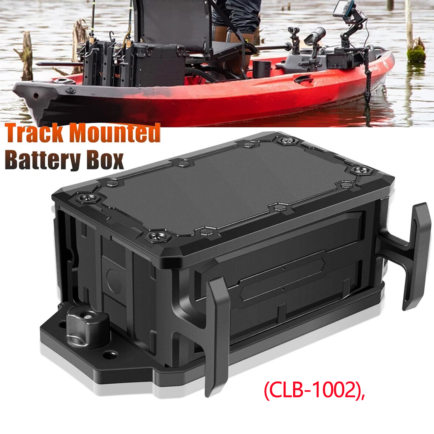 Fish Finder Transducer - ติดตามกล่องแบตเตอรี่สําหรับ Fish Finders เปลี่ยนสําหรับ YakAttack CellBlok