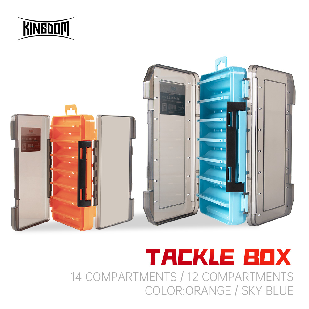Fish Finder Case - กล่องอุปกรณ์ตกปลา KINGDOM 12 14 ช่อง กล่องใส่เหยื่อ