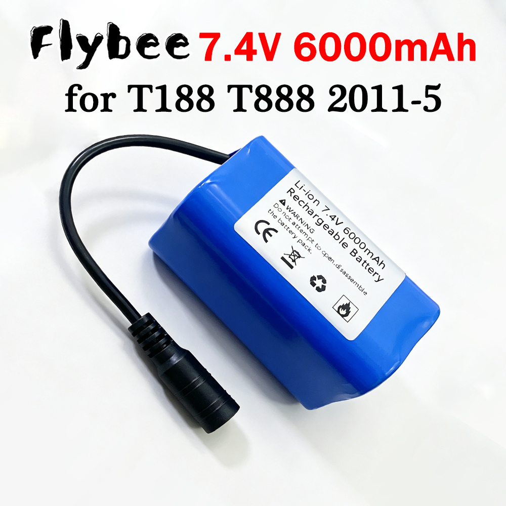 Fish Finder Charger - Li-Ion 6000mAh 7.4V 2S1P แบตเตอรี่สำหรับ T188