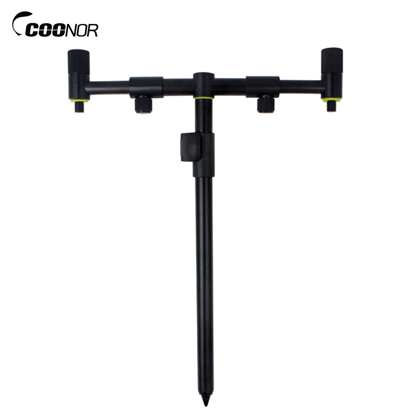 Bite Indicator - Coonor ที่วางคันเบ็ดแบบยืดได้, แท่งจับปลาคาร์พอุปกรณ์ตกปลาอลูมิเนียมแบบปรับได้สำหรับการเตือนภัยการกัด