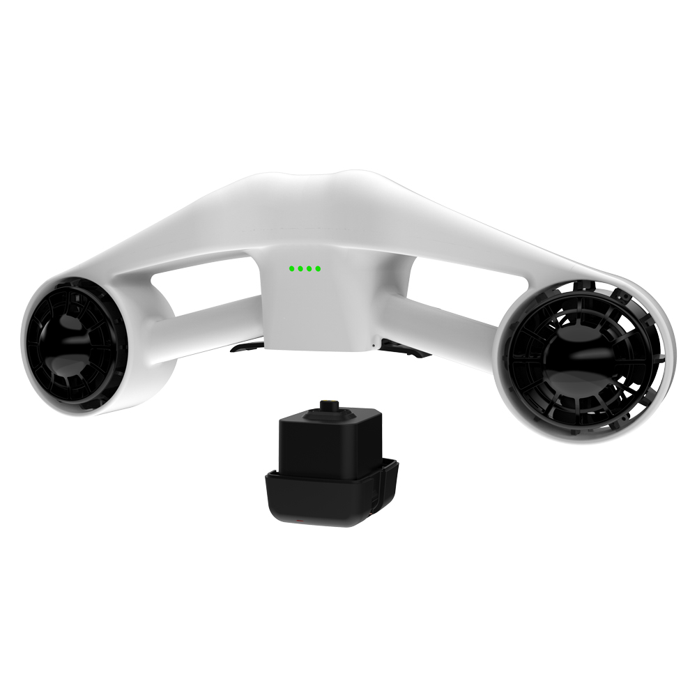 Underwater Camera - สกู๊ตเตอร์ใต้น้ำ สกู๊ตเตอร์ทะเล มอเตอร์คู่ พร้อมที่ยึดกล้องแอคชั่น สำหรับสกู๊ตเตอร์น้ำ กันน้ำลึก