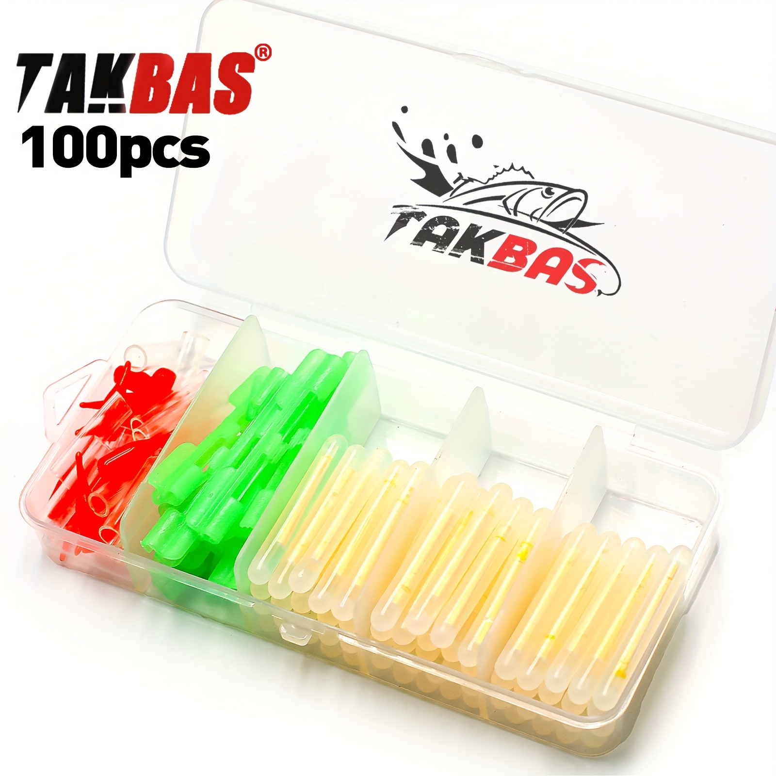 Bite Alarm - 100PCS ตกปลา GLOW Sticks ชุด,Rod TIP