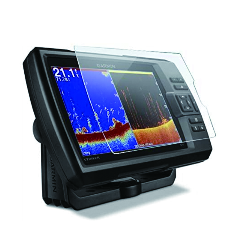 Fish Finder Gps - 2 X PET ป้องกันหน้าจอป้องกันฟิล์มสำหรับ Garmin Striker