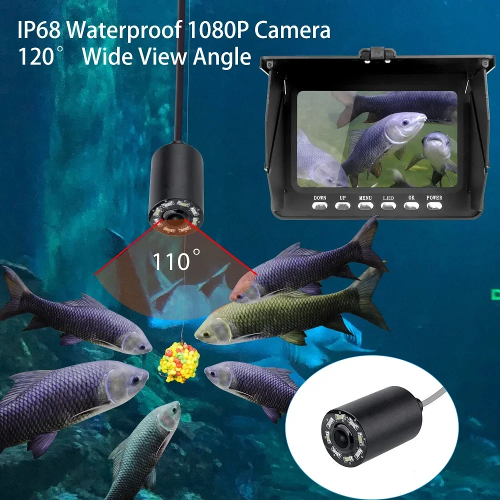 Fish Finder 5.0 นิ้วจอแสดงผล L - Fishing Camera บทวิจารณ์และราคา