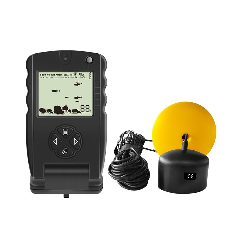 เครื่องหาปลาแบบพกพาใหม่, โซนาร - Fish Finder Transducer บทวิจารณ์และราคา