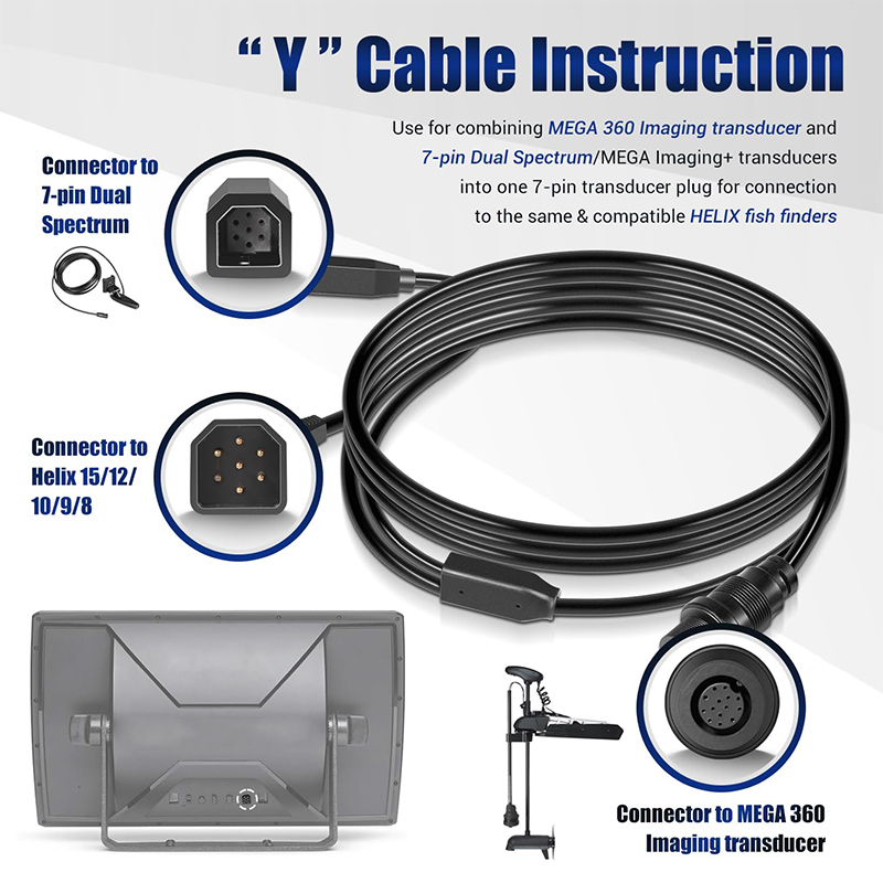 720107-1 สายอะแดปเตอร์ทรานสดิว - Fish Finder Cable บทวิจารณ์และราคา