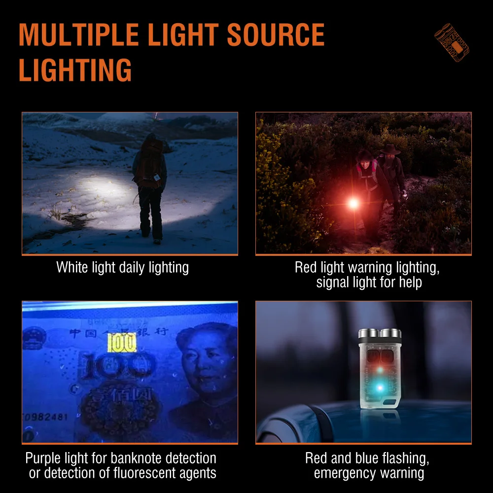 BORUiT V3 พวงกุญแจ LED แบบพกพา - Fishing Light บทวิจารณ์และราคา