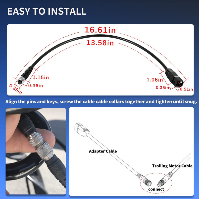 สายอะแดปเตอร์โซนาร์ทรานสดิวเซอ - Fish Finder Transducer บทวิจารณ์และราคา