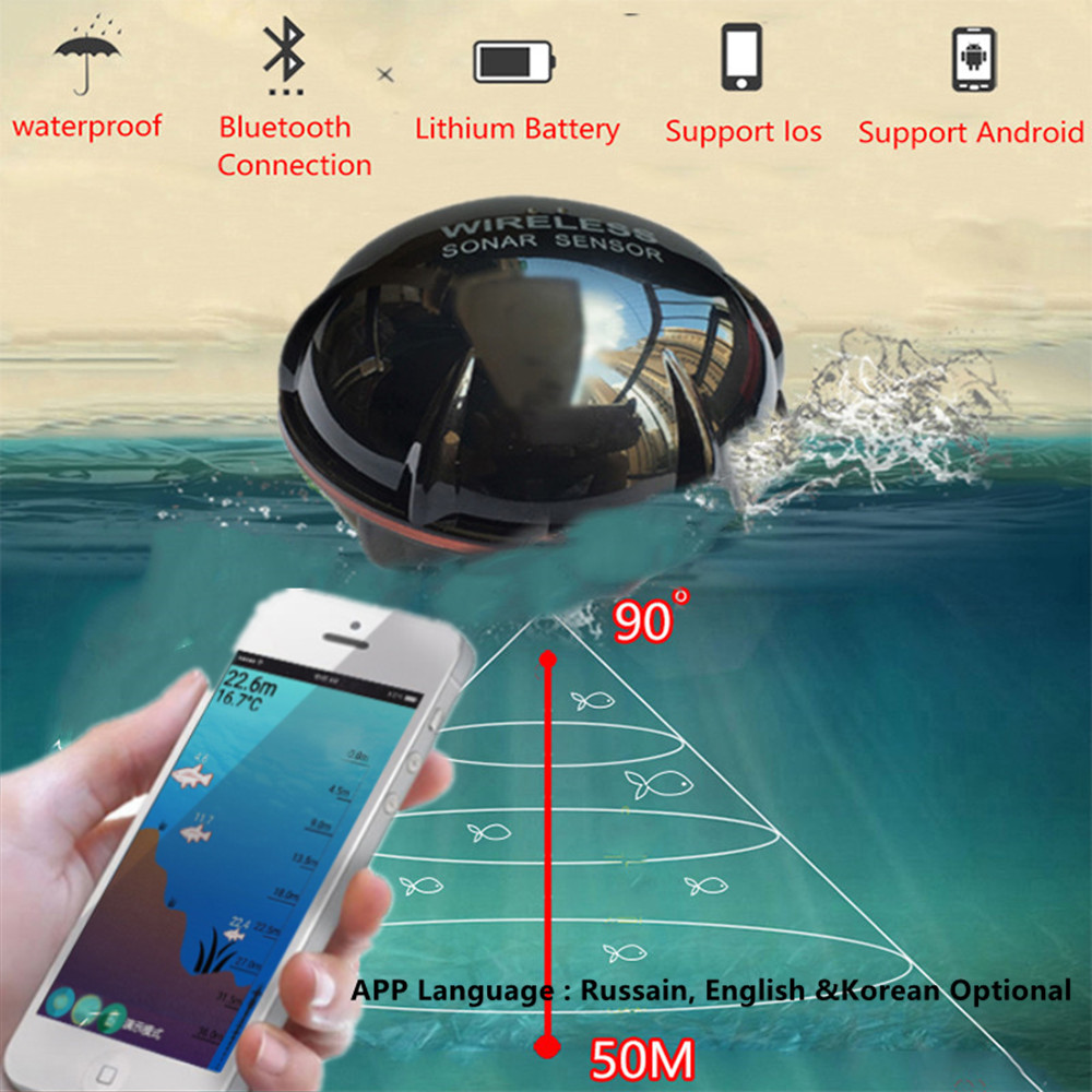 PUPOPAN 100M ยี่ห้อใหม่โทรศัพท - Fish Finder Gps บทวิจารณ์และราคา