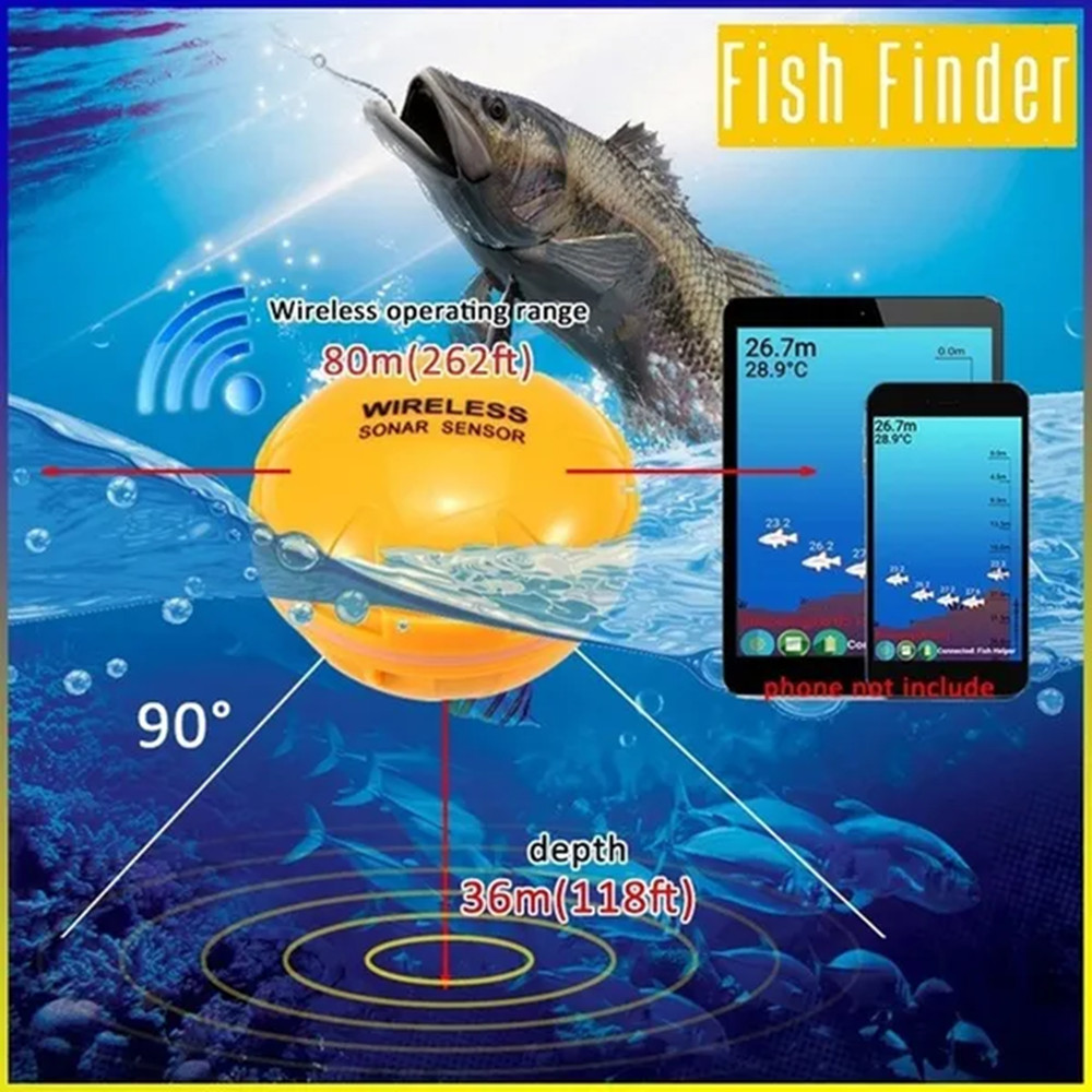 PUPOPAN 100M ยี่ห้อใหม่โทรศัพท - Fish Finder Gps บทวิจารณ์และราคา