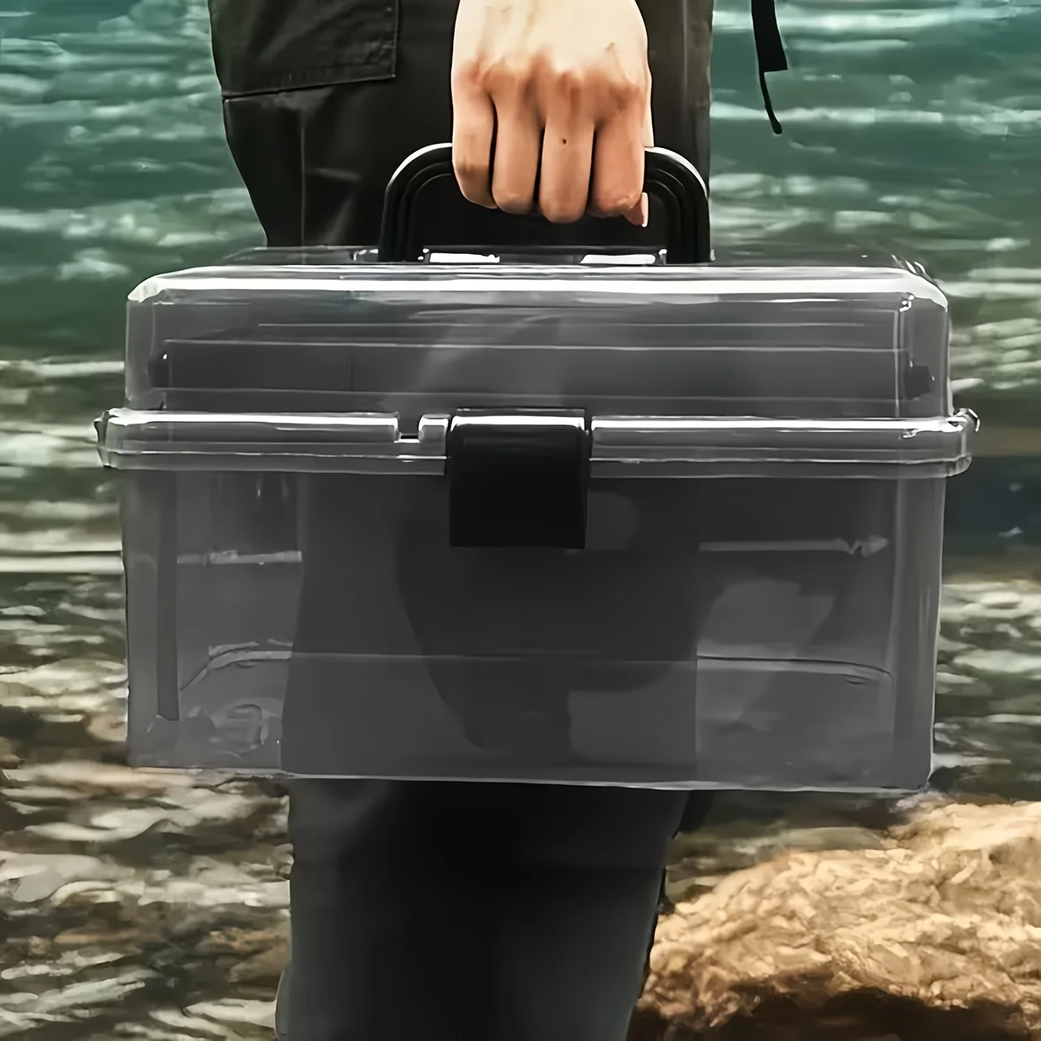 กล่องอุปกรณ์ตกปลา PE ทนทาน |   - Fish Finder Case บทวิจารณ์และราคา