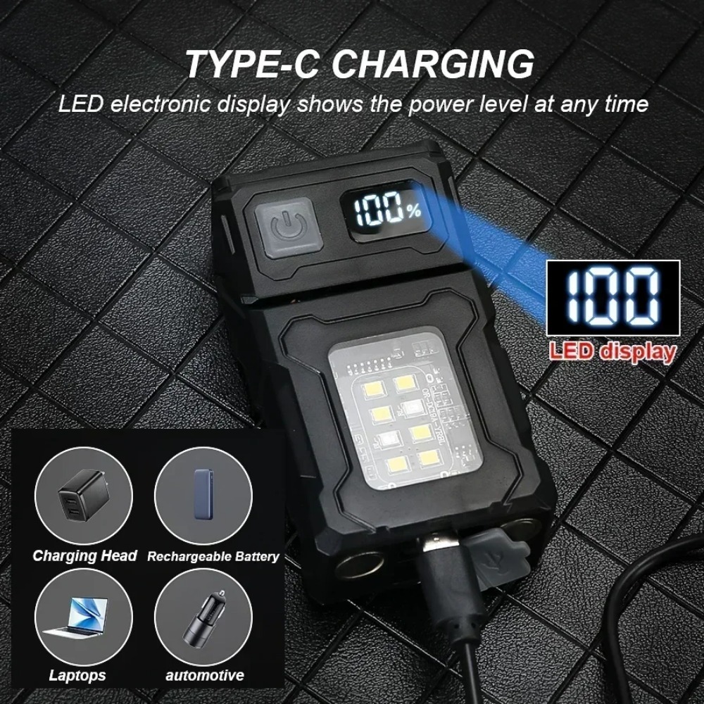 180 °   ไฟฉาย LED แบบหมุนได้ ช - Fishing Light บทวิจารณ์และราคา