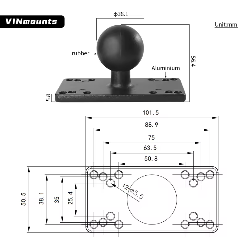 ขายึดเครื่องหาปลาอิเล็กทรอนิกส - Fish Finder Mount บทวิจารณ์และราคา