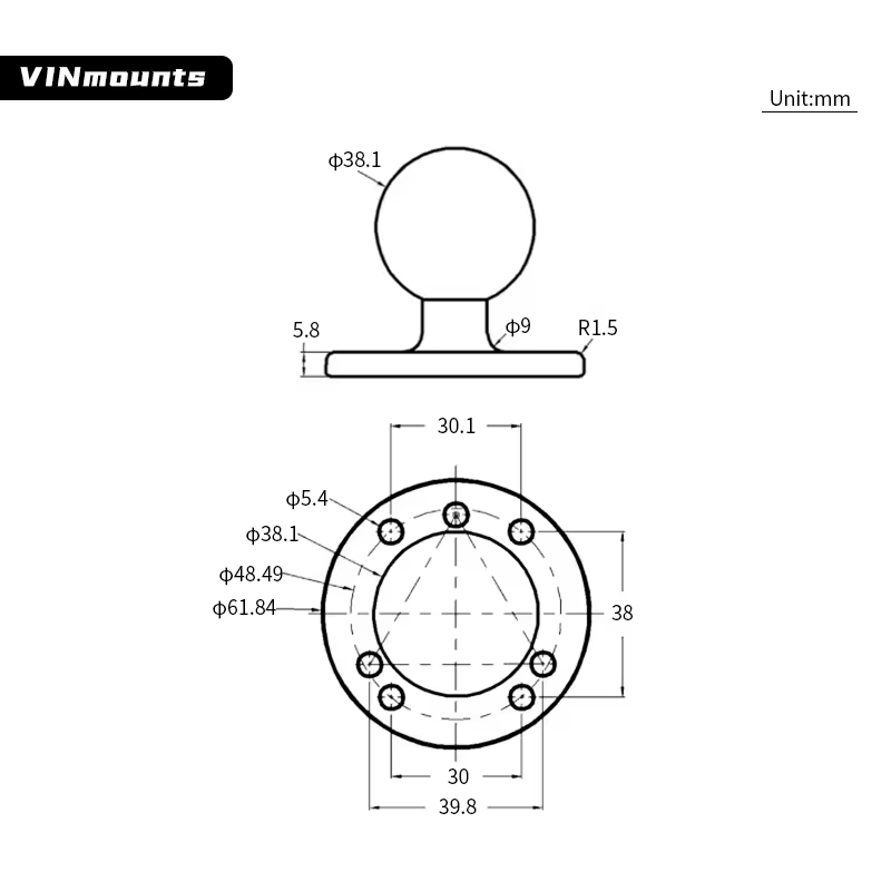 ขายึดเครื่องหาปลาอิเล็กทรอนิกส - Fish Finder Mount บทวิจารณ์และราคา