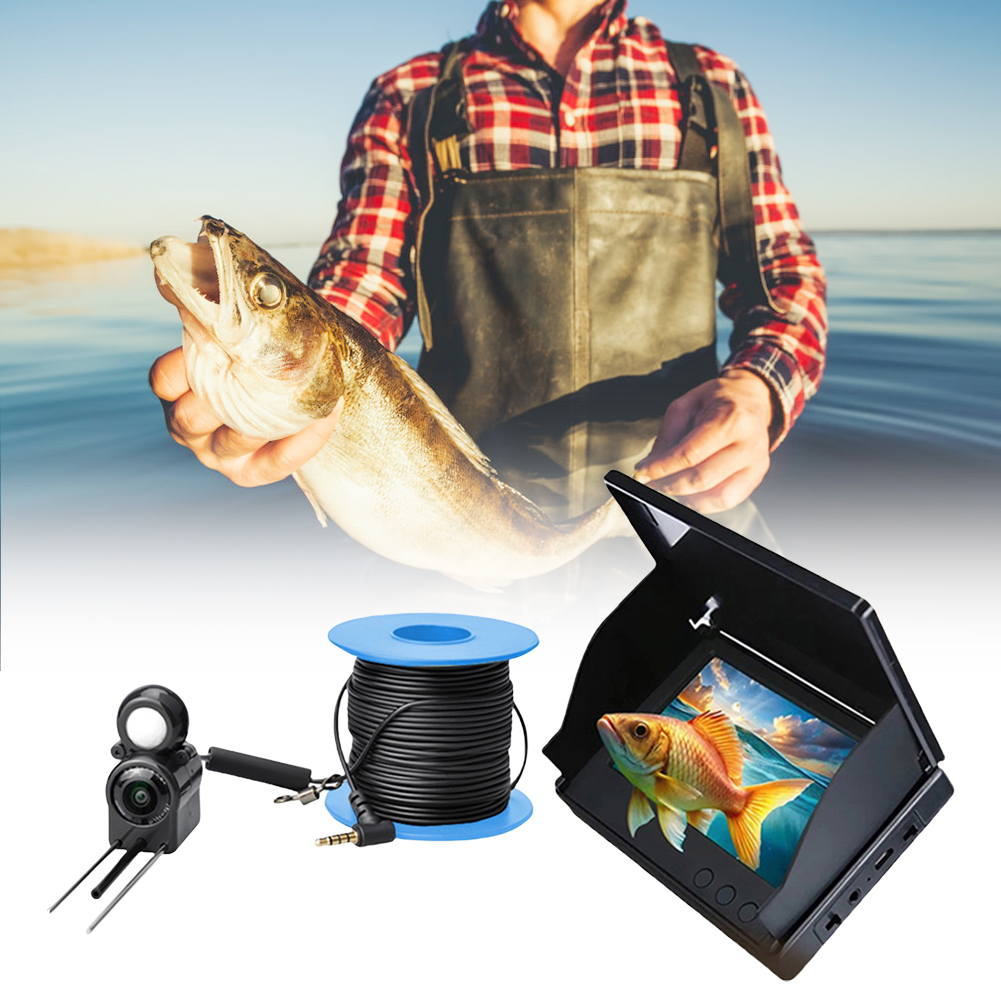 กล้องตกปลาใต้น้ำ 4.3 นิ้วจอภาพ - Fish Finder Cable บทวิจารณ์และราคา