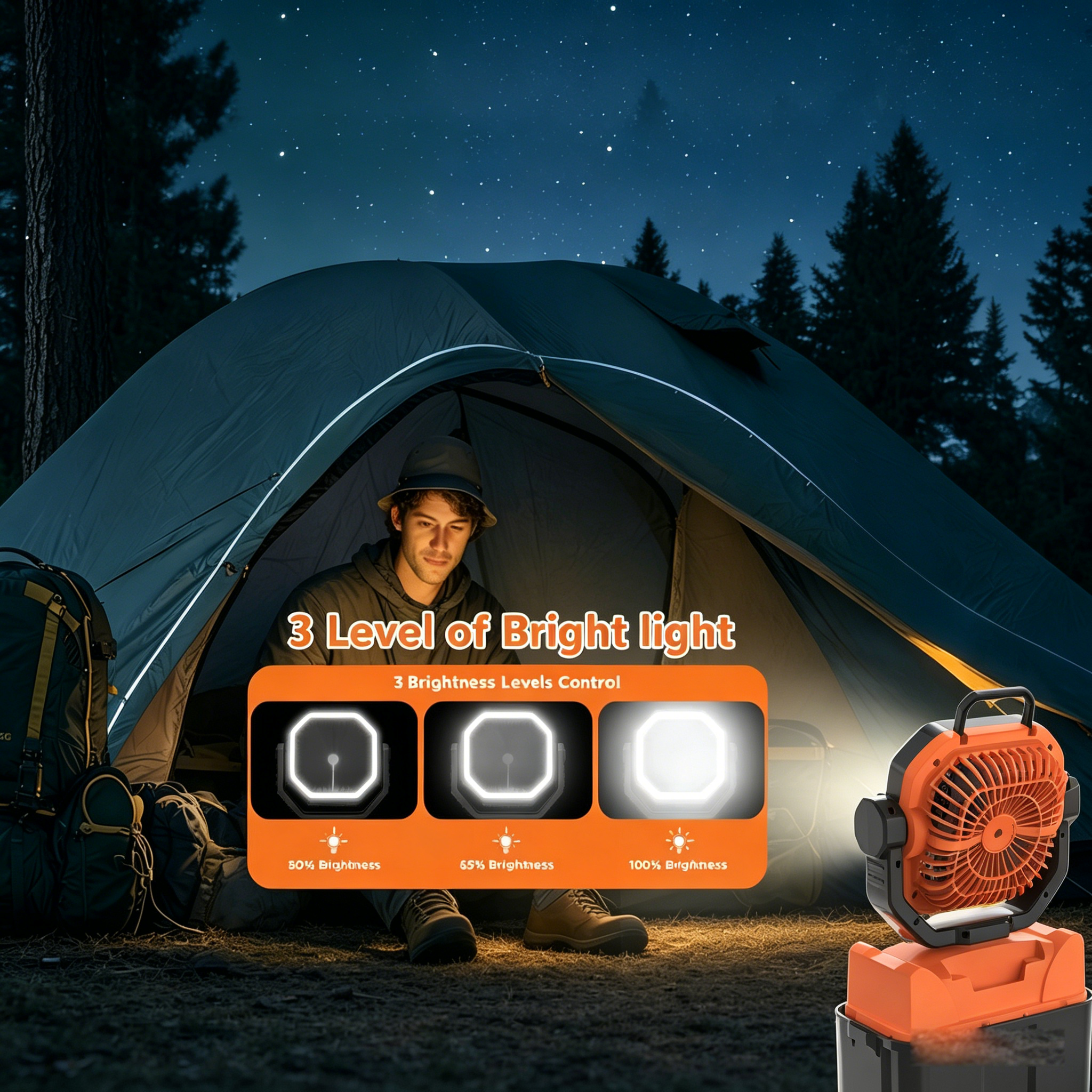 พัดลมสเปรย์สำหรับตั้งแคมป์ ควา - Fish Finder Battery บทวิจารณ์และราคา