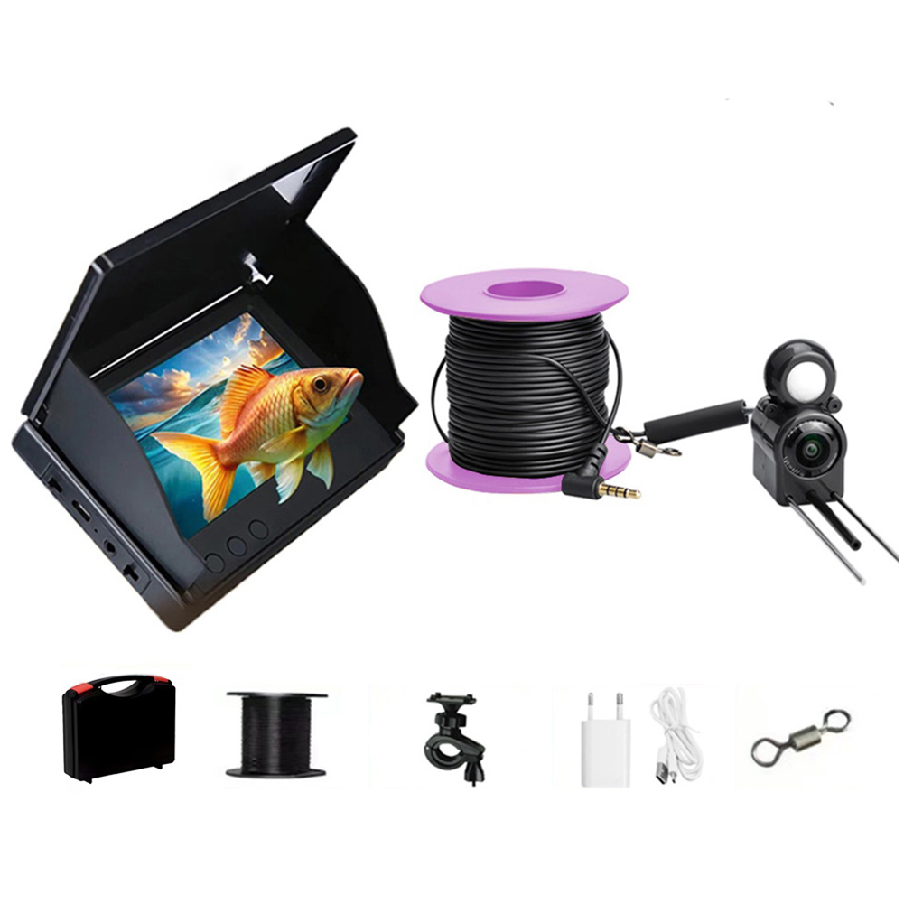 กล้องตกปลาใต้น้ำ จอ IPS ขนาด 4 - Fish Finder Portable บทวิจารณ์และราคา
