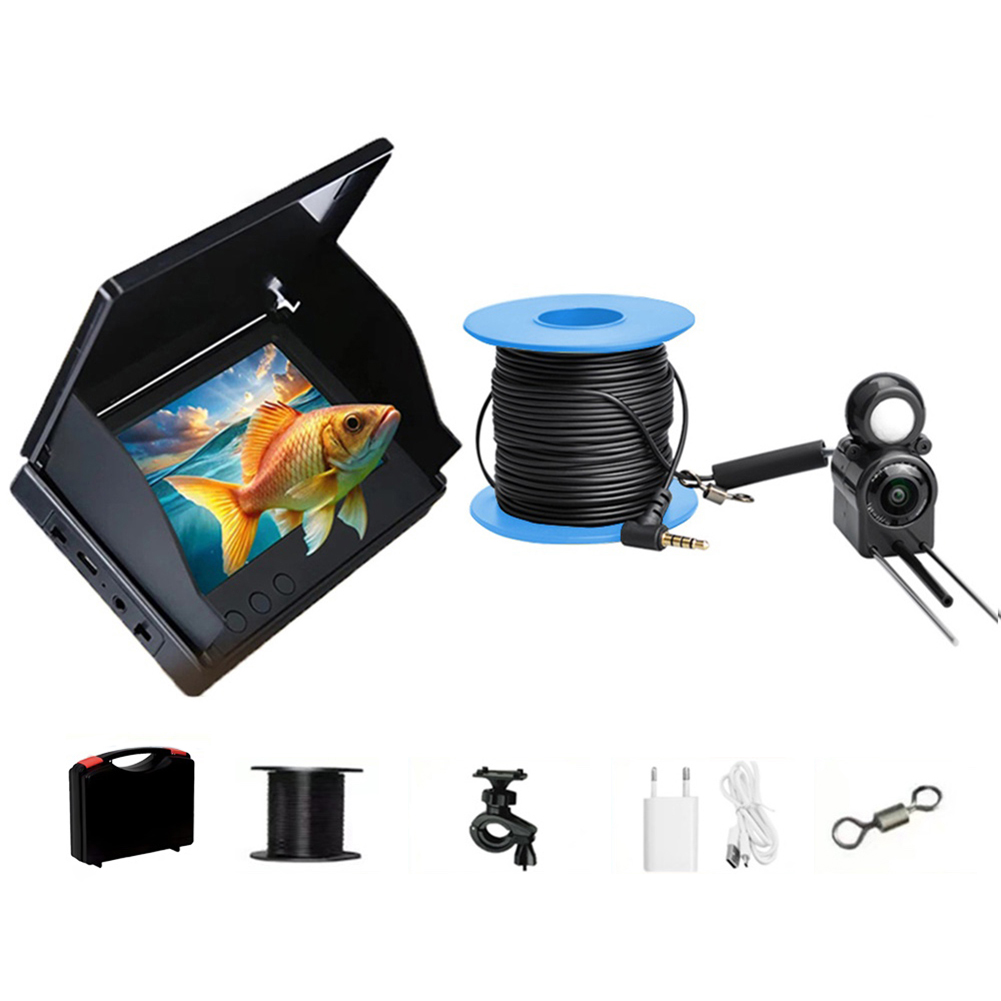 กล้องตกปลาใต้น้ำ จอ IPS ขนาด 4 - Fish Finder Portable บทวิจารณ์และราคา