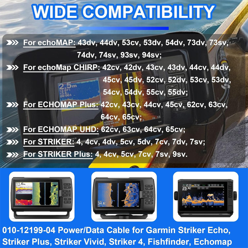 อะแดปเตอร์เชื่อมต่อสายไฟ 4 พิน - Fish Finder Cable บทวิจารณ์และราคา