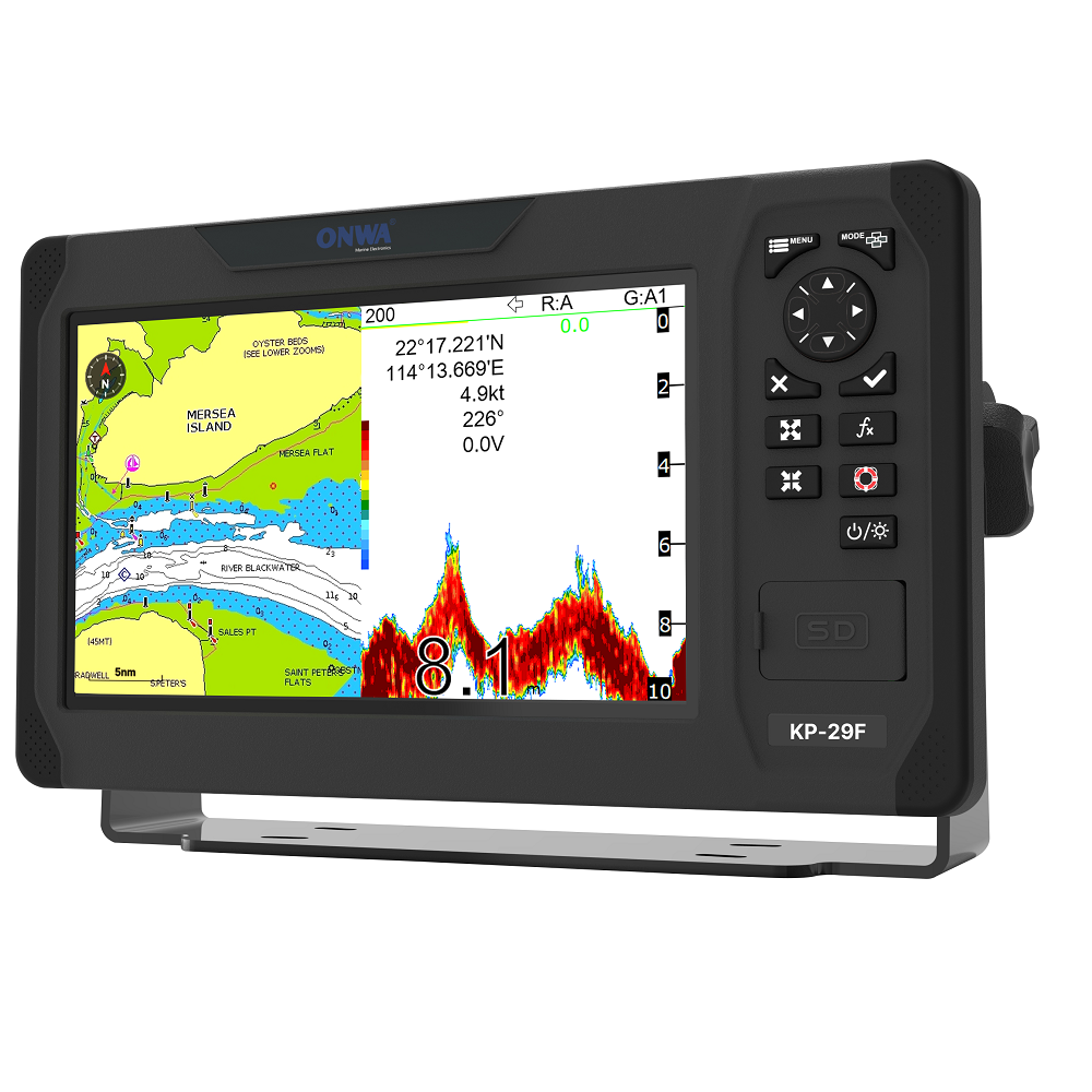 เครื่องพล็อตแผนภูมิ GPS รุ่น O - Fish Finder Gps บทวิจารณ์และราคา