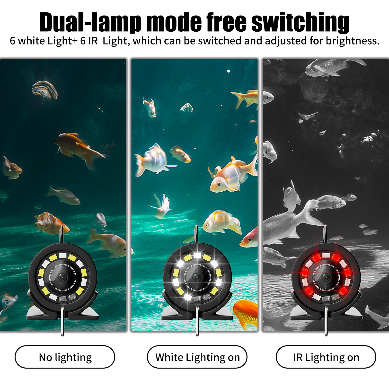 กล้องตกปลาใต้น้ำ - สายเคเบิล 1 - Fish Finder Battery บทวิจารณ์และราคา