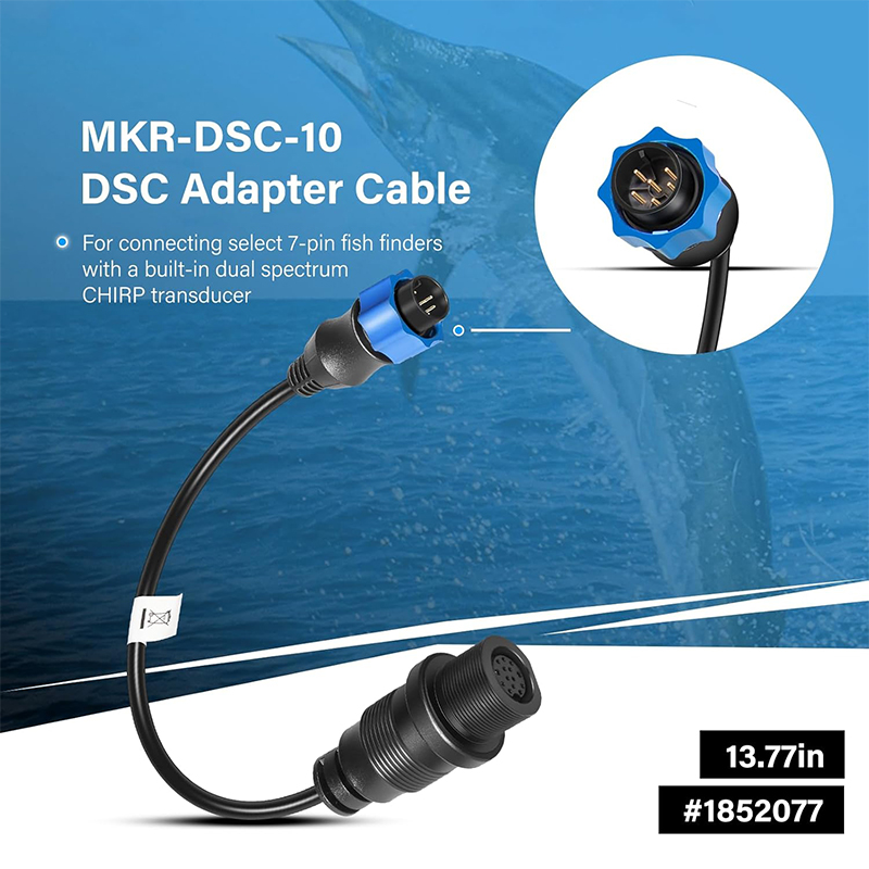 สายอะแดปเตอร์ MKR-DSC-10 18520 - Fish Finder Transducer บทวิจารณ์และราคา