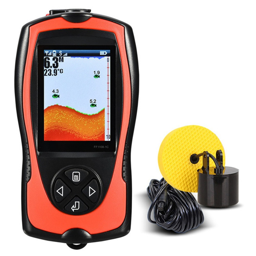 เครื่องหาปลาแบบมีสาย หน้าจอสีภ - Fish Finder บทวิจารณ์และราคา
