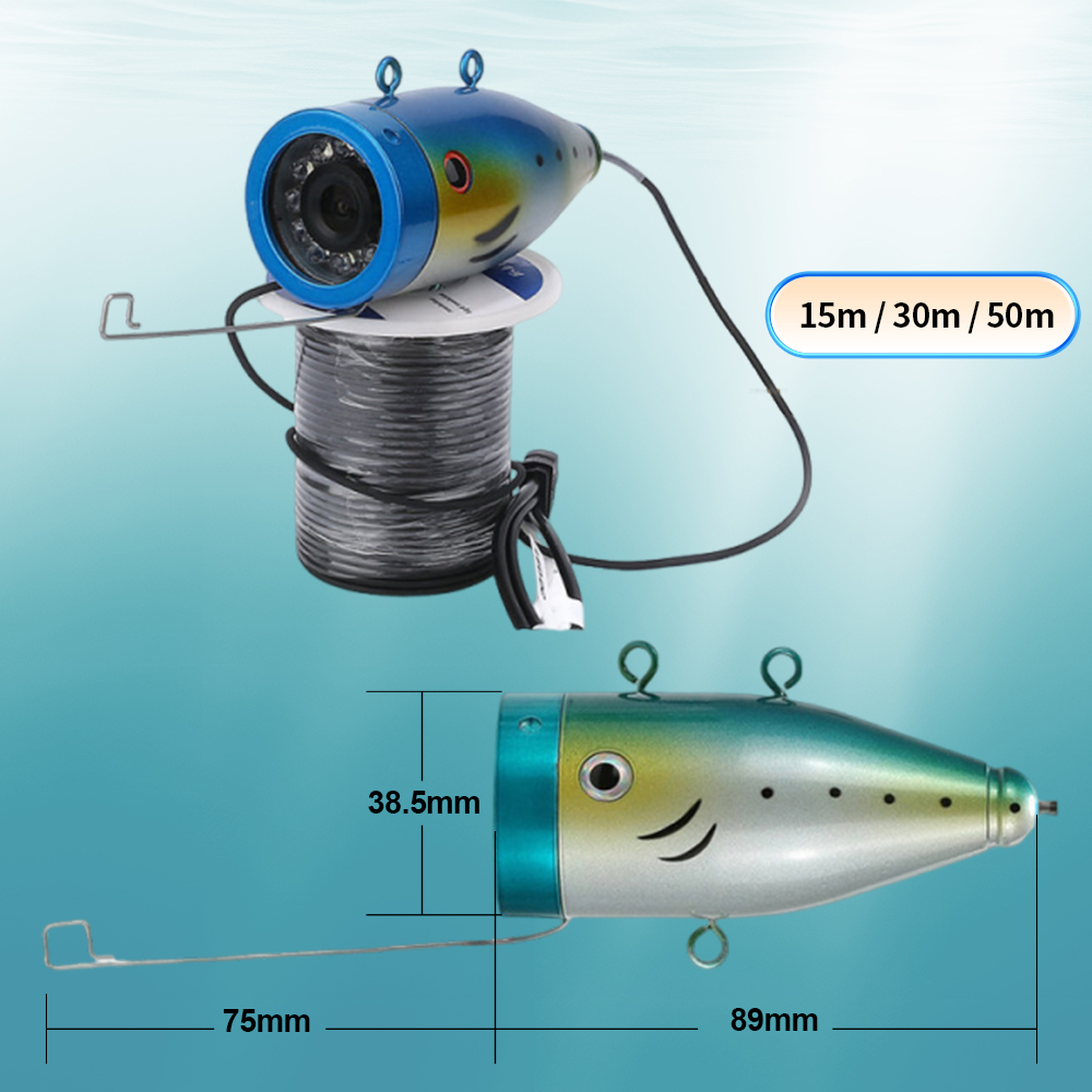 กล้องตกปลาใต้น้ำ - จอแสดงผล 7  - Fish Finder Battery บทวิจารณ์และราคา