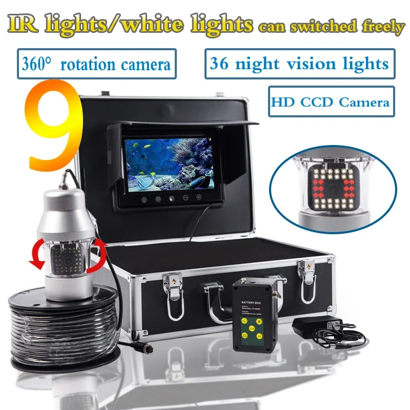 กล้องหาปลา F08A 9 นิ้ว กล้องตก - Fishing Camera บทวิจารณ์และราคา