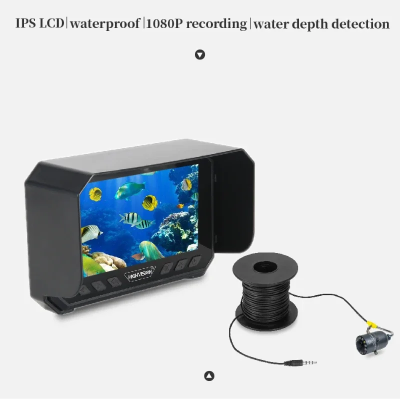 กล้องตกปลาใต้น้ํา 5 นิ้ว 1080P - Fishing Camera บทวิจารณ์และราคา