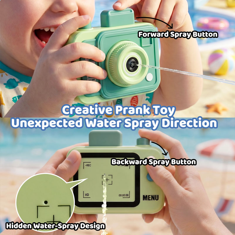 ปืนฉีดน้ำสองด้าน กล้องติดปืนฉี - Underwater Camera บทวิจารณ์และราคา