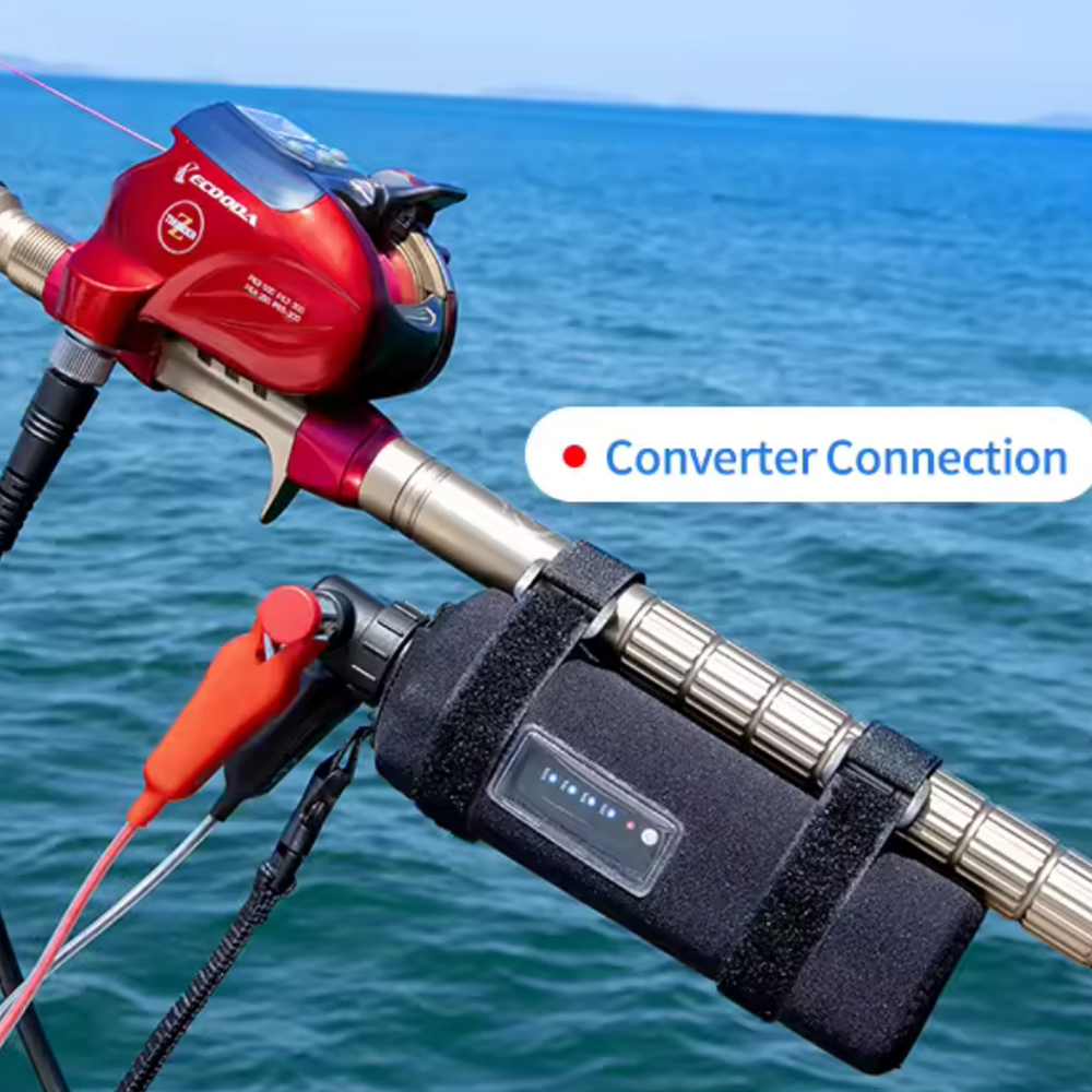 ตกปลาทะเลรอกไฟฟ้าแบตเตอรี่อะไห - Fish Finder Battery บทวิจารณ์และราคา