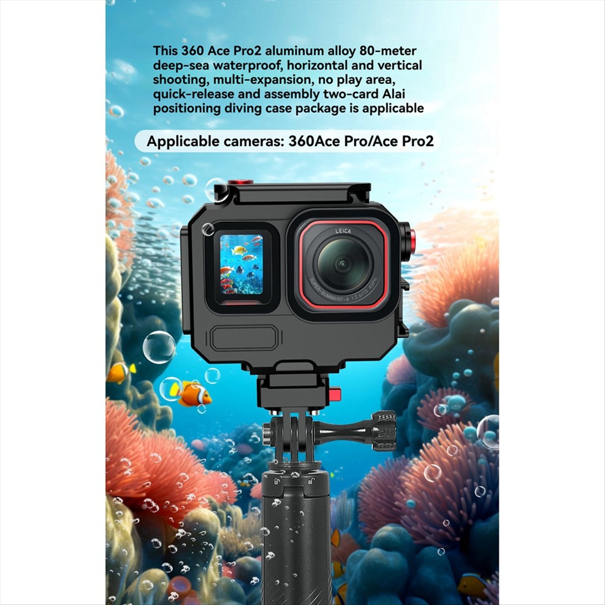 M05K 263FT/80M เคสกันน้ำสำหรับ - Underwater Camera บทวิจารณ์และราคา
