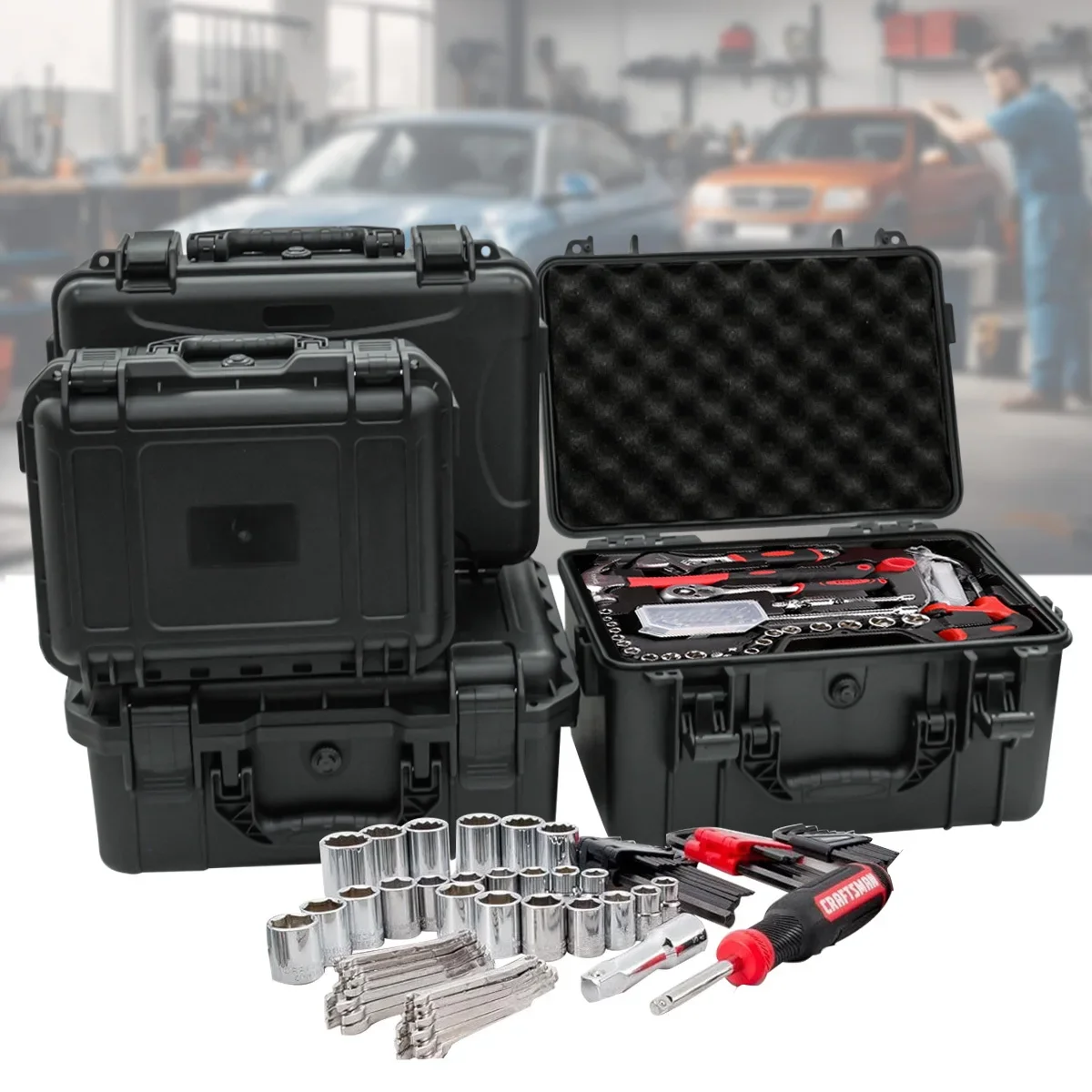 กล่องเครื่องมือแบบพกพา 1 กล่อง - Fish Finder Case บทวิจารณ์และราคา