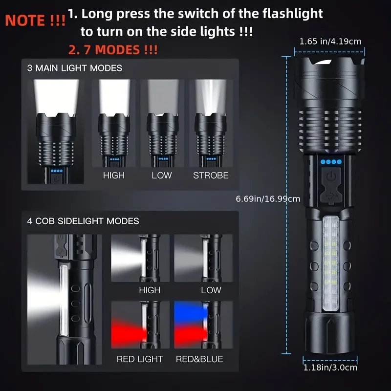 ไฟฉาย LED กำลังสูง พร้อมหน้าจอ - Fishing Light บทวิจารณ์และราคา