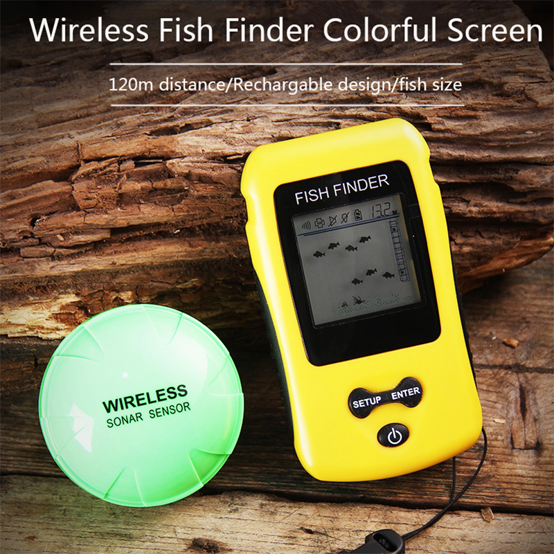เครื่องหาปลาไร้สายสีสันสดใสรุ่ - Fish Finder Transducer บทวิจารณ์และราคา