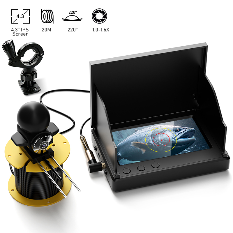 กล้องตกปลาพร้อมระบบมองเห็นกลาง - Fishing Camera บทวิจารณ์และราคา